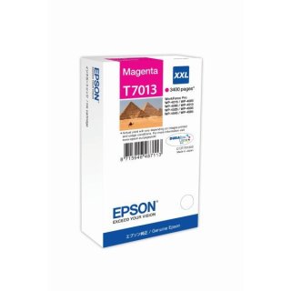 Epson T7013 Tintenpatrone magenta XXL, 3.400 Seiten ISO/IEC 24711, Inhalt 34,2 ml