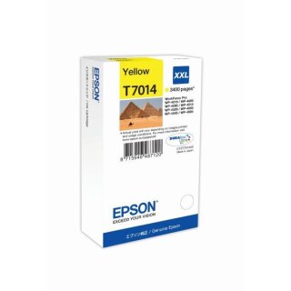 Epson T7014 Tintenpatrone Gelb, ca. 3.400 Seiten - Original