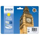 Epson T7034 Tintenpatrone gelb, 800 Seiten ISO/IEC 24711, Inhalt 10 ml
