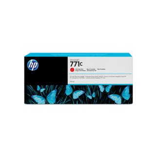 HP 771C Tintenpatrone rot, Inhalt 775 ml für DesignJet Z 6200/6200 42 inch/60 inch