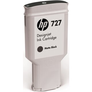 HP 727 Tintenpatrone Schwarz, 300 ml - Original