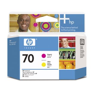 HP 70 Druckkopf magenta und gelb, für Designjet
