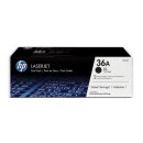 HP 36AD Toner Doppelpack, Schwarz, 2 x ca. 2.000 Seiten -...
