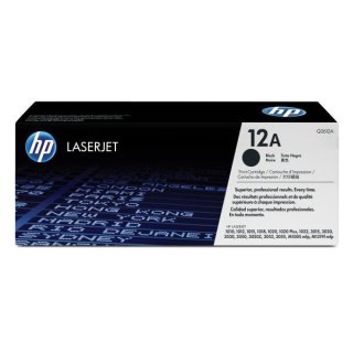 HP Q2612AD HP 12AD Tonerkartusche schwarz Doppelpack, 2.000 Seiten/5%, Inhalt VE=2 für LaserJet 1020/1022/1022 N/NW/3015/3015 AIO/3020