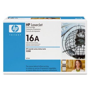 HP Q7516A HP 16A Tonerkartusche schwarz, 12.000 Seiten ISO/IEC 19752 für LaserJet 5200/5200 DTN/L/TN