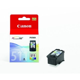 Canon 511 Druckkopfpatrone color, 244 Seiten, Inhalt 9 ml für Canon Pixma MP 240