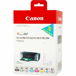 Canon 42 Tintenpatronen im Multipack 8 Farben P-100