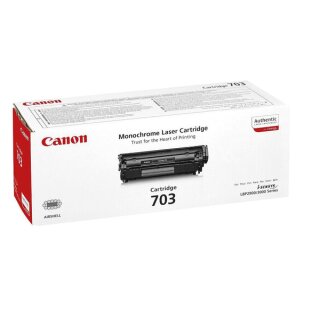 Canon 703 Toner Schwarz, ca. 2.000 Seiten - Original