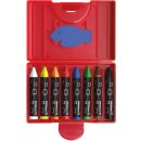 Wachsmalstifte Pelikan 665 / 8D, 8 dicke, dreieckige...