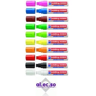 Edding 4090 Window Marker Kreidemarke, verschiedene Farben