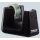 Klebeband-Tischabroller tesa Smart ecoLogo 15 mm x 10 m schwarz mit Klebefilm – 53904-00000-00