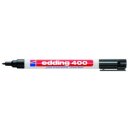 Edding 400 Permanentmarker schwarz, nachfüllbar,...