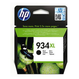 HP 934XL Tintenpatrone schwarz, 1.000 Seiten ISO/IEC 24711 25.5ml