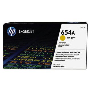 HP 654A Toner Gelb, ca. 15.000 Seiten - Original