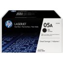 HP 05A Toner Doppelpack, Schwarz, 2 x ca. 2.300 Seiten -...