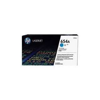 HP 654A Toner Cyan, ca. 15.000 Seiten - Original