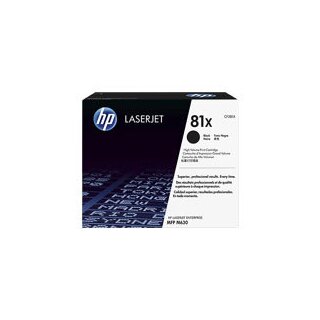 HP 81X Toner Schwarz, ca. 25.000 Seiten - Original