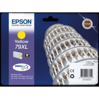 Epson 79XL Tintenpatrone Gelb, ca. 2.000 Seiten - Original