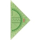 Geometrie-Dreieck 16cm bruchsicher transparent-grün