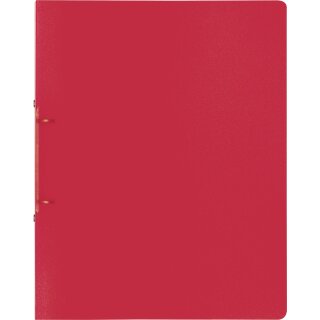 Brunnen Ringbuch Fact!A4 1,6cm Rückenbreite, PP, 2-Ring, red transparent