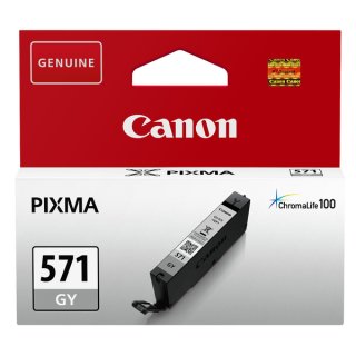 Canon 571 GY Tintenpatrone grau, 780 Seiten ISO/IEC 24711, Inhalt 7 ml