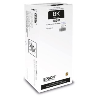 Epson T8381 Tintenpatrone schwarz, 20.000 Seiten, Inhalt 318,1 ml für WorkForce Pro WF-R 5000 Series/5190 DTW/5600 Series