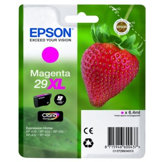 Epson 29XL Tintenpatrone magenta Inhalt: 6,4 ml, ca. 450 Seiten