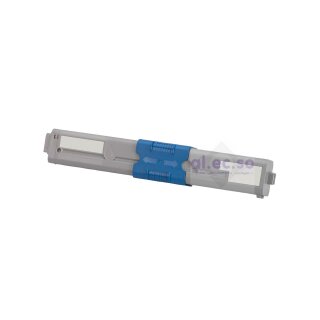 Alecso Toner kompatibel zu Oki 44973533, Gelb