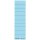Blanko-Schildchen für Hängeregistratur, blau, 4-zeilig beschriftbar, perforiert, Karton: 120g, Inhalt: 100 Stück, Maße: 60 x 21 mm