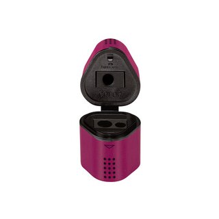 Faber-Castell Dosenanspitzer Dreifachspitzdose brombeer