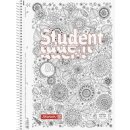 BRUNNEN Collegeblock A4 kariert Lineatur 28, 80 Blatt, 90...