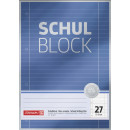 Brunnen Premium-Schulblock A4 liniert Lin.27 50 Blatt,...