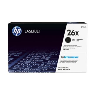 HP 26X Toner Schwarz, ca. 9.000 Seiten - Original