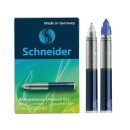 SCHNEIDER Tintenrollerpatronen, Rollertinte 852 blau,...