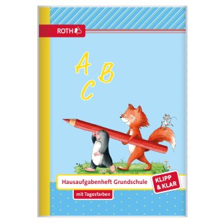 Roth Hausaufgabenheft Klipp+Klar Motiv: Flinki & Schlau