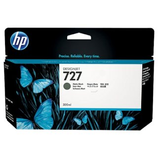 HP 727 Tintenpatrone schwarz foto, Inhalt 300 ml