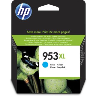 HP 953XL Tintenpatrone cyan, 1.600 Seiten, Inhalt 20 ml