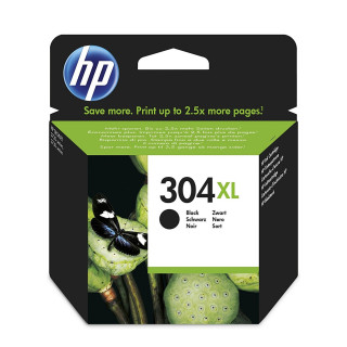 HP 304XL Tintenpatrone schwarz, 300 Seiten/5%, Inhalt 5,5 ml