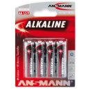 ANSMANN Alkaline Batterie "RED" Mignon AA VE=4...