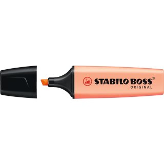 Textmarker Stabilo Boss Original 2-5mm Pastel cremige Pfirsichfarbe