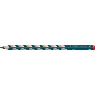 Stabilo Bleistift EASYgraph ergonomischer Rechtshänderbleistift 2B, petrol