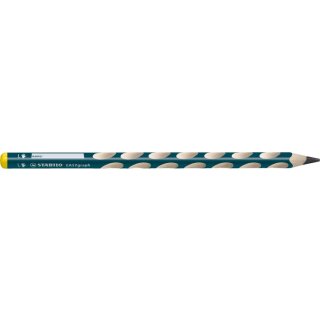 Stabilo Bleistift EASYgraph ergonomischer Linkshänderbleistift 2B, petrol