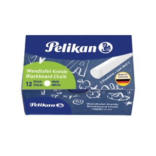 Pelikan Wandtafelkreide 755/12 weiß - 12 Stück
