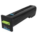 Lexmark 82K0X20 Toner Cyan, 22.000 Seiten - Original