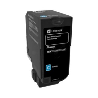 Lexmark 74C20C0 Toner Cyan, 3.000 Seiten, Rückgabeprogramm - Original