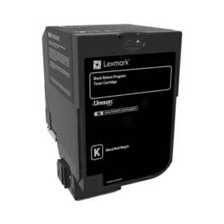 Lexmark 74C2SKE Toner Schwarz, 7.000 Seiten, Rückgabeprogramm - Original