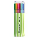 Stabilo Pen 68 Fasermaler Singlepack apfel, 15 Farben