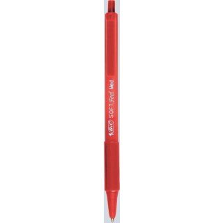 Kugelschreiber Soft Feel Clic Grip, 0,4 mm, nachfüllbar rot