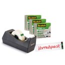 Klebeband-Tischabroller Scotch grau mit Klebefilm