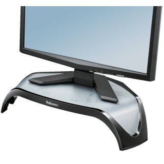 Monitorständer Smarts Suits für Flachbildschirme bis 21 Zoll (53,34cm), in 3 Stufen verstellbar, max. Tragkraft 18 kg, schwarz/silber